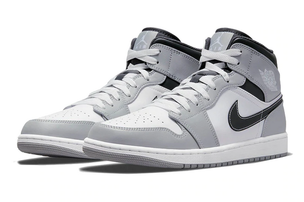 Nike Air Jordan 1 Mid Light Smoke Grey Anthracite - Sneakerliebe