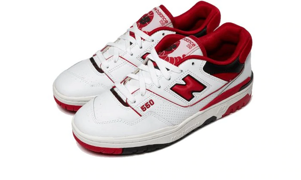 New Balance 550 White Red - Sneakerliebe