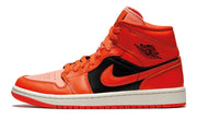 Nike Air Jordan 1 Mid Orange Black (W) - Sneakerliebe